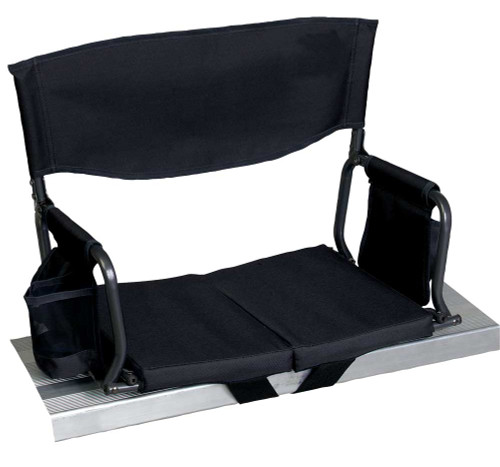 RIO Gear Bleacher Boss Folding Stadium Seat - Black