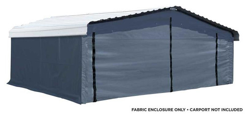 Arrow Carport 20 x 20 ft. Enclosure Kit (Carport sold separately)