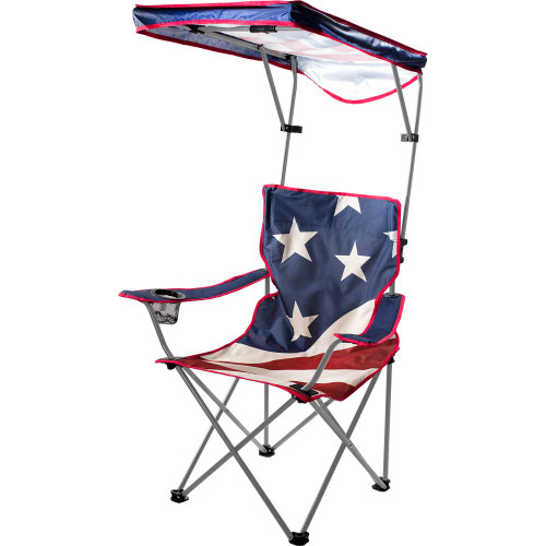 Quik Chair U.S. Flag Shade Folding Chair