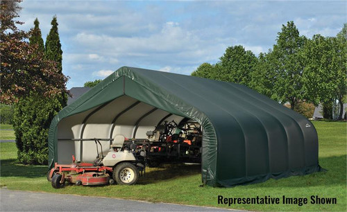 ShelterLogic ShelterCoat 18 x 24 x 9 ft. Garage Peak Green Cover