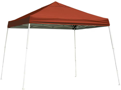 ShelterLogic Pop-Up Canopy HD - Slant Leg 10 x 10 ft. Red