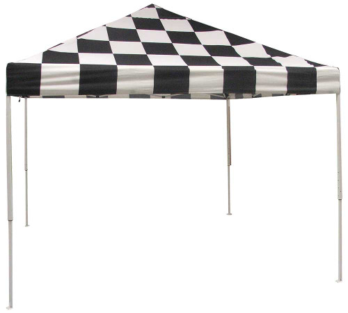 ShelterLogic Pop-Up Canopy HD - Straight Leg 10 x 10 ft. Checkered Flag