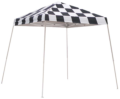 ShelterLogic Pop-Up Canopy HD - Slant Leg 8 x 8 ft. Checkered Flag