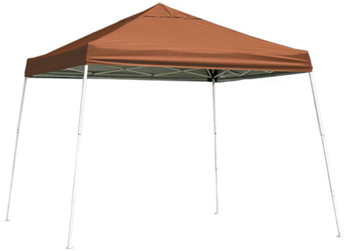 ShelterLogic Pop-Up Canopy HD - Slant Leg 10 x 10 ft. Terracotta