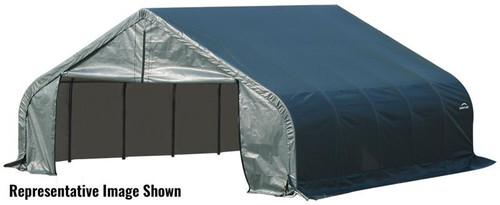 ShelterLogic ShelterCoat 22 x 20 x 13 ft. Garage Peak Green Cover