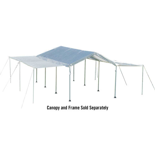 ShelterLogic MaxAP 10 ft. x 20 ft. White Canopy Extension Kit