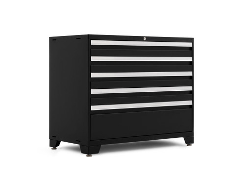 NewAge Pro Series 3.0 Black 42" 5-Drawer Tool Cabinet