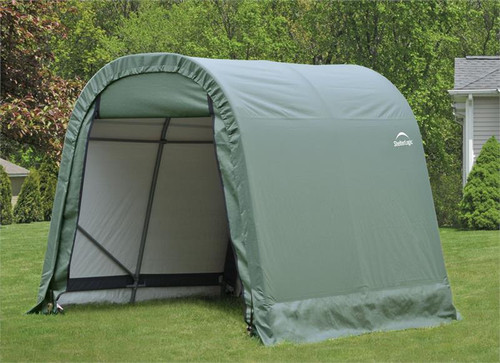 ShelterLogic ShelterCoat 8 x 8 x 8 ft. Wind/Snow Rated Garage Round Green Cover