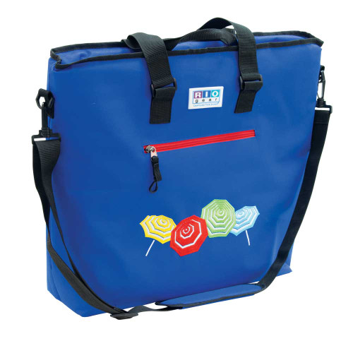 RIO Gear Deluxe Insulated Tote Bag with Bottle Opener - Blue