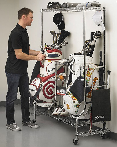 SafeRacks Deluxe Golf Equipment Organizer