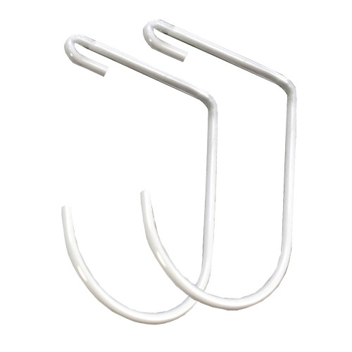 SafeRacks Slimline Deck Hooks (2-Pack) - White