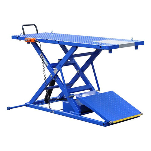 iDEAL M-2200IEH-XR Elec-Hydra Motorcycle Lift Bench w/Integrated Motor & Retractable Ramp