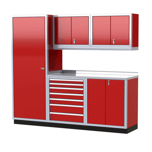 Moduline PRO II Series Garage Cabinet Combination 8 Foot Wide PGC008-04X