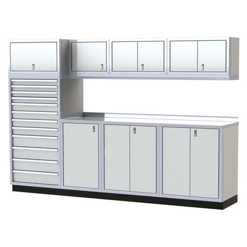 Moduline PRO II Series Garage Cabinet Combination 10 Foot Wide #PGC010-04X