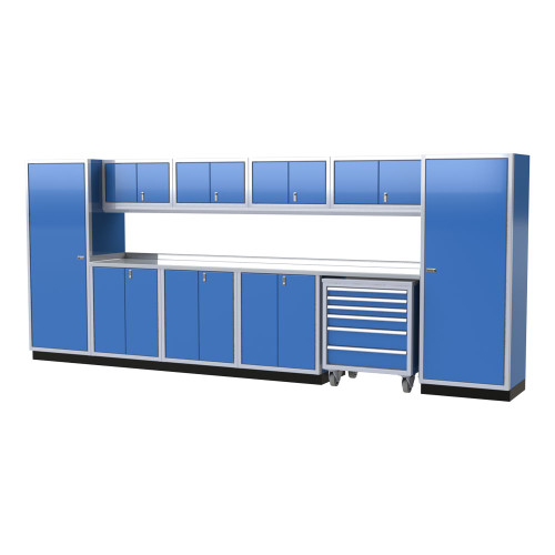 Moduline PRO II Series Garage Cabinet Combination 16 Foot Wide #PGC016-04X