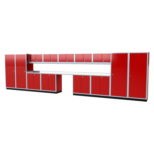 Moduline PRO II Series Garage Cabinet Combination 25 Foot Wide #PGC025-01X