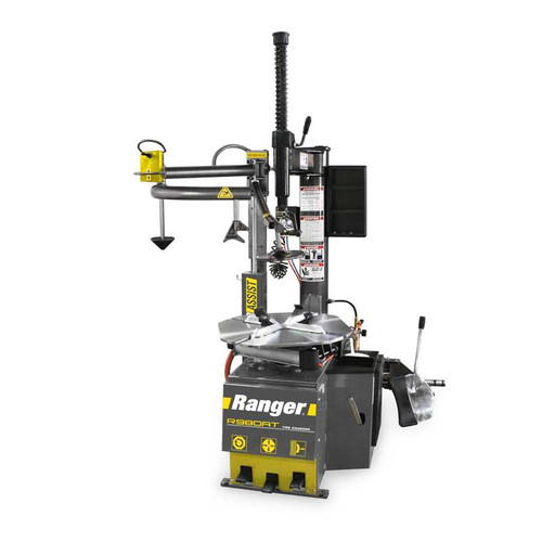 Ranger R980AT Tire Changer / Swing Arm / Single-Tower Assist / 30" Capacity - Yellow/Gray