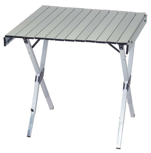 RIO Gear Aluminum Expandable Roll Top Table 28 x 27 in. to 48 x 27 in.