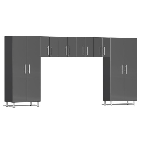 Ulti-MATE Garage 2.0 Series Grey Metallic 6-Piece Cabinet Set