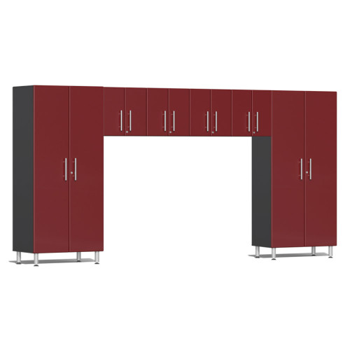 Ulti-MATE Garage 2.0 Series Red Metallic 6-Piece Cabinet Set
