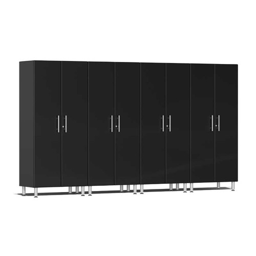 Ulti-MATE Garage 2.0 Series Black Metallic 4-Pc Tall Cabinet Kit