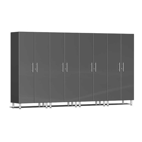 Ulti-MATE Garage 2.0 Series Grey Metallic 4-Pc Tall Cabinet Kit