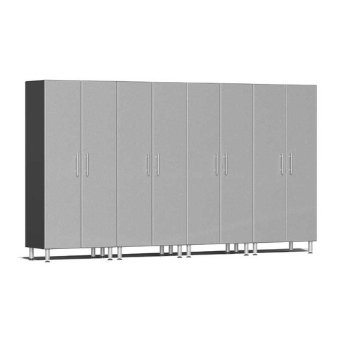 Ulti-MATE Garage 2.0 Series Silver Metallic 4-Pc Tall Cabinet Kit