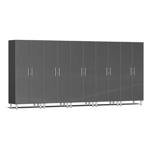 Ulti-MATE Garage 2.0 Series Grey Metallic 5-Pc Tall Cabinet Kit