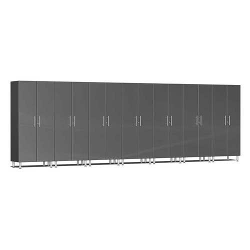 Ulti-MATE Garage 2.0 Series Grey Metallic 7-Pc Tall Cabinet Kit