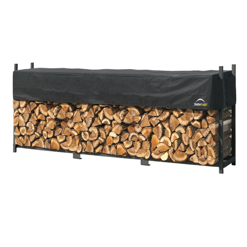 ShelterLogic Ultra Duty Covered Firewood Rack - 12 ft.
